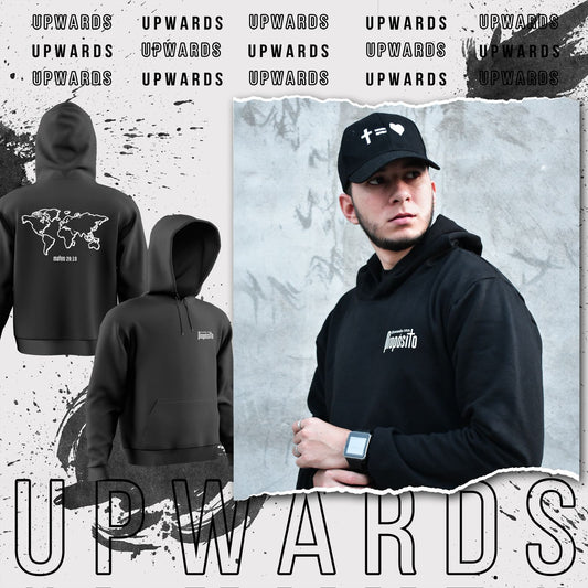 Hoodie "Enviado con propósito"